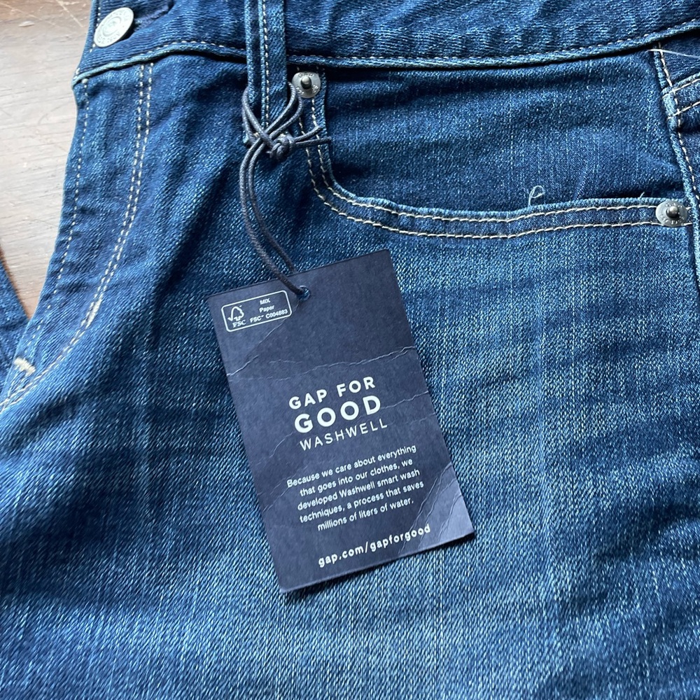 Gap long and lean denim jeans